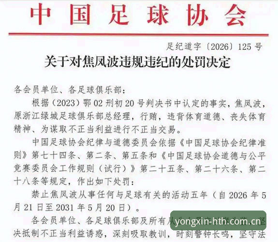 华体会体育APP下载iOS版 中国足协第三批禁足名单公布后,如何通过华体会体育平台深度理解这场足坛整顿?